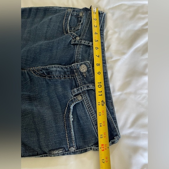 Silver Jeans Womens Suki Surplus Boot Low Rise Dark Wash Denim W 30 L 30 - Picture 7 of 8